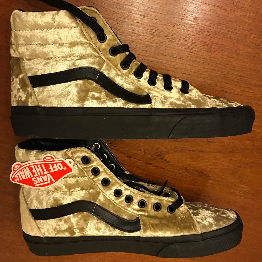 Sk8-Hi Velvet Tan/black Vans